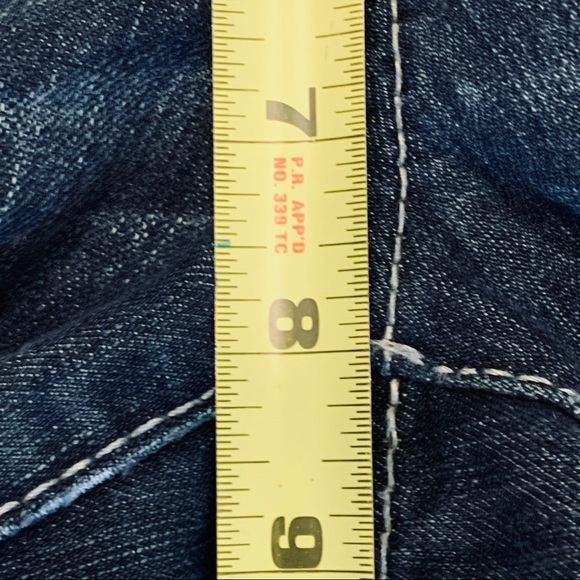 Project‎ Indigo Dark Wash Straight Cuffed Cropped Jeans 9 - Picture 14 of 16